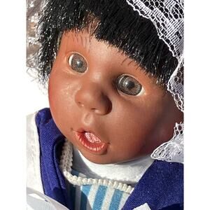 Vintage Gi Go Expression African American Black Baby Doll Palm Pals Bean Bag 8”